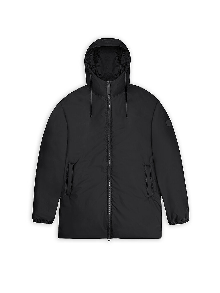 RAINS Jacke LOHJA LONG INSULTED JACKET schwarz | S