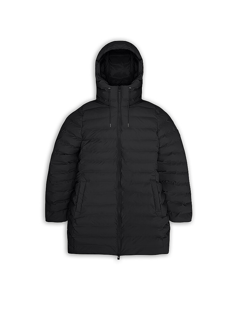 RAINS Steppjacke LOHJA LONG  schwarz | XS – Rains