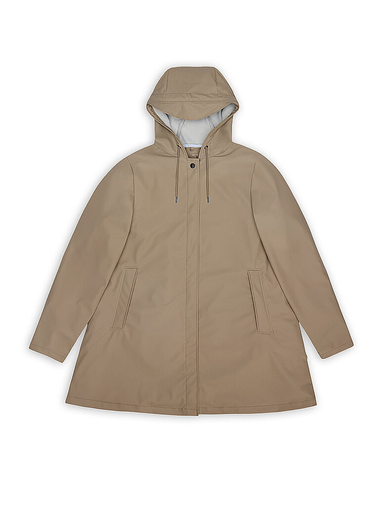 RAINS Regenjacke  beige | M