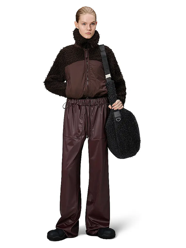 RAINS | Jacke TRIKALA VISION FLEECE  | dunkelrot