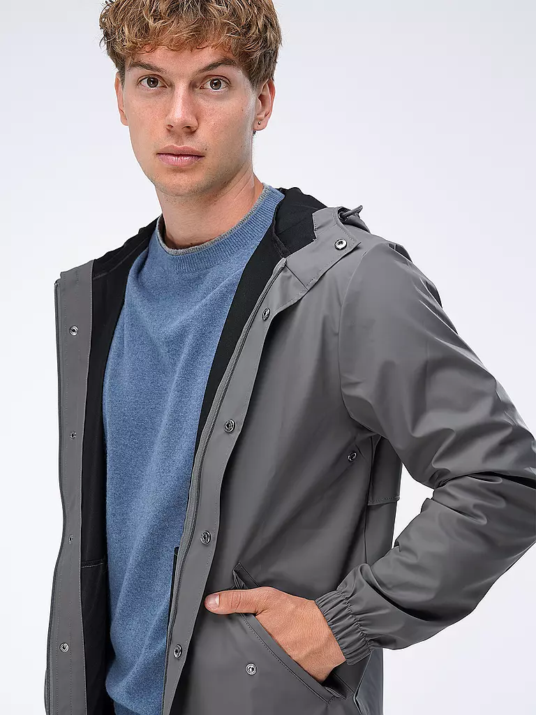 RAINS | Parka - Regenjacke | grau
