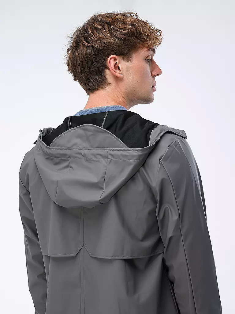 RAINS | Parka - Regenjacke | grau