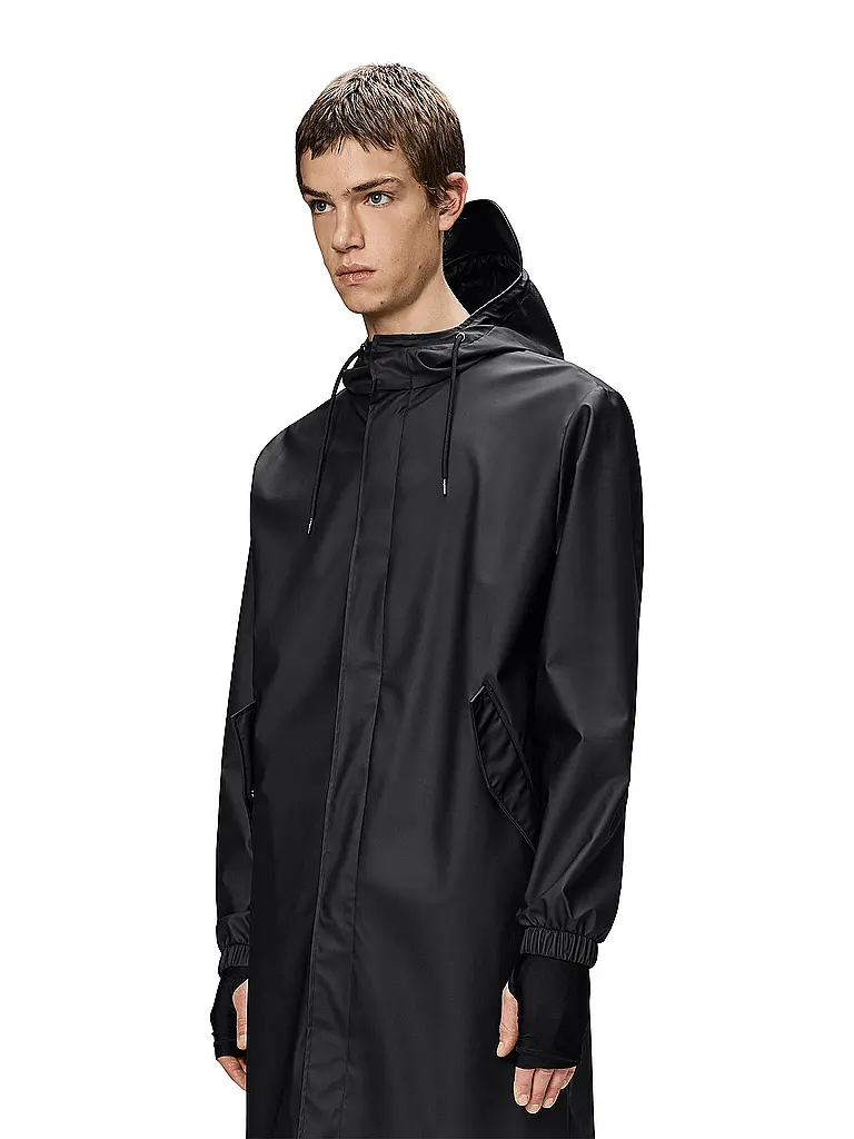 RAINS | Parka - Regenjacke | schwarz