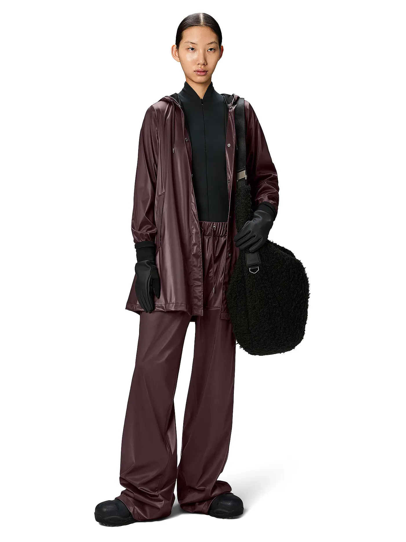 RAINS | Regenjacke  | dunkelrot