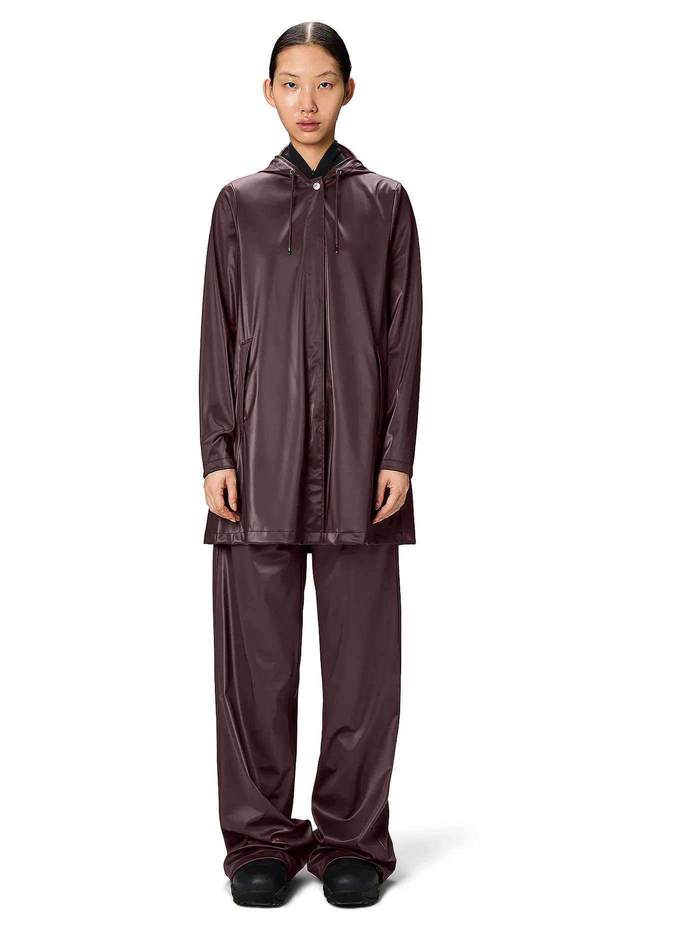 RAINS | Regenjacke  | dunkelrot