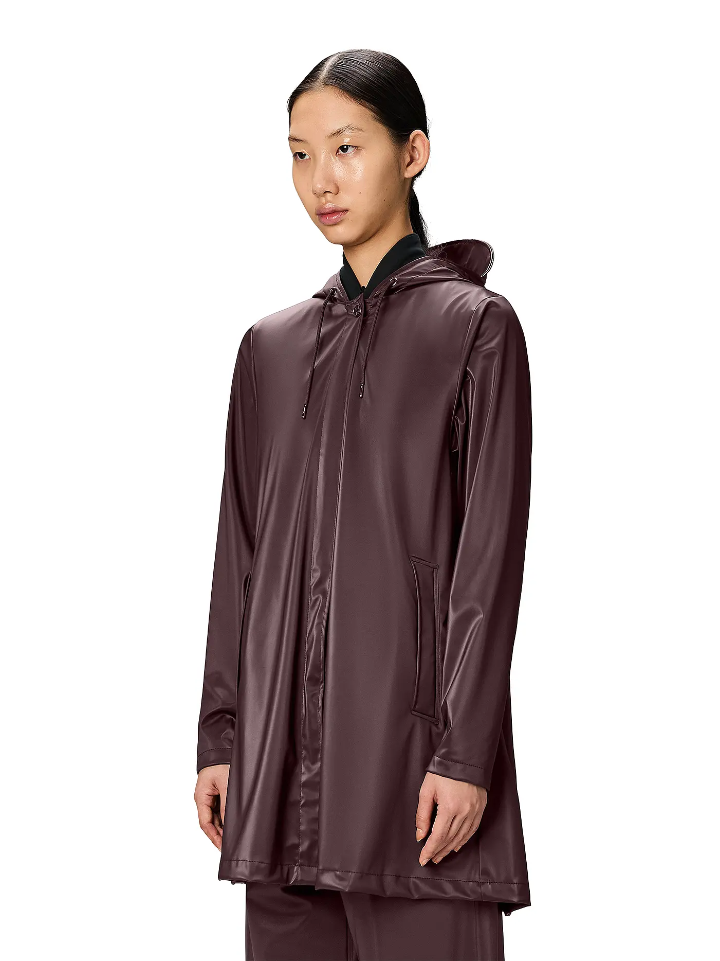 RAINS | Regenjacke  | dunkelrot