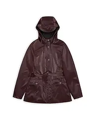 RAINS | Regenjacke CURVE JACKET W3 | dunkelrot