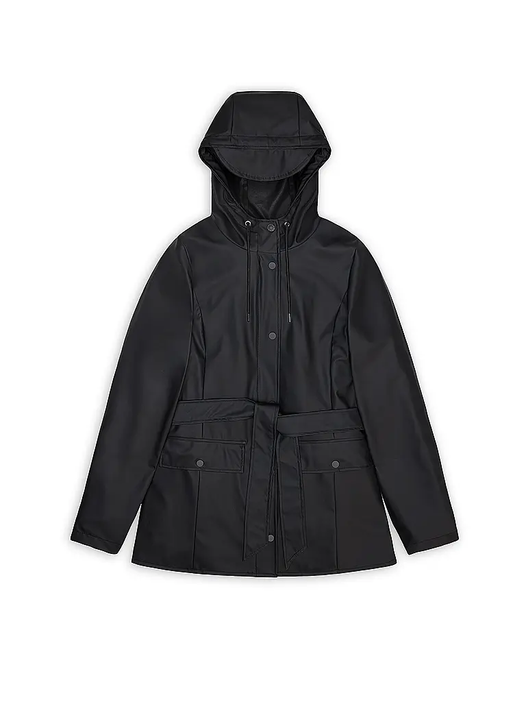 RAINS | Regenjacke CURVE JACKET W3 | schwarz
