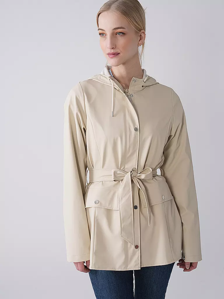 RAINS | Regenjacke CURVE JACKET W3 | beige