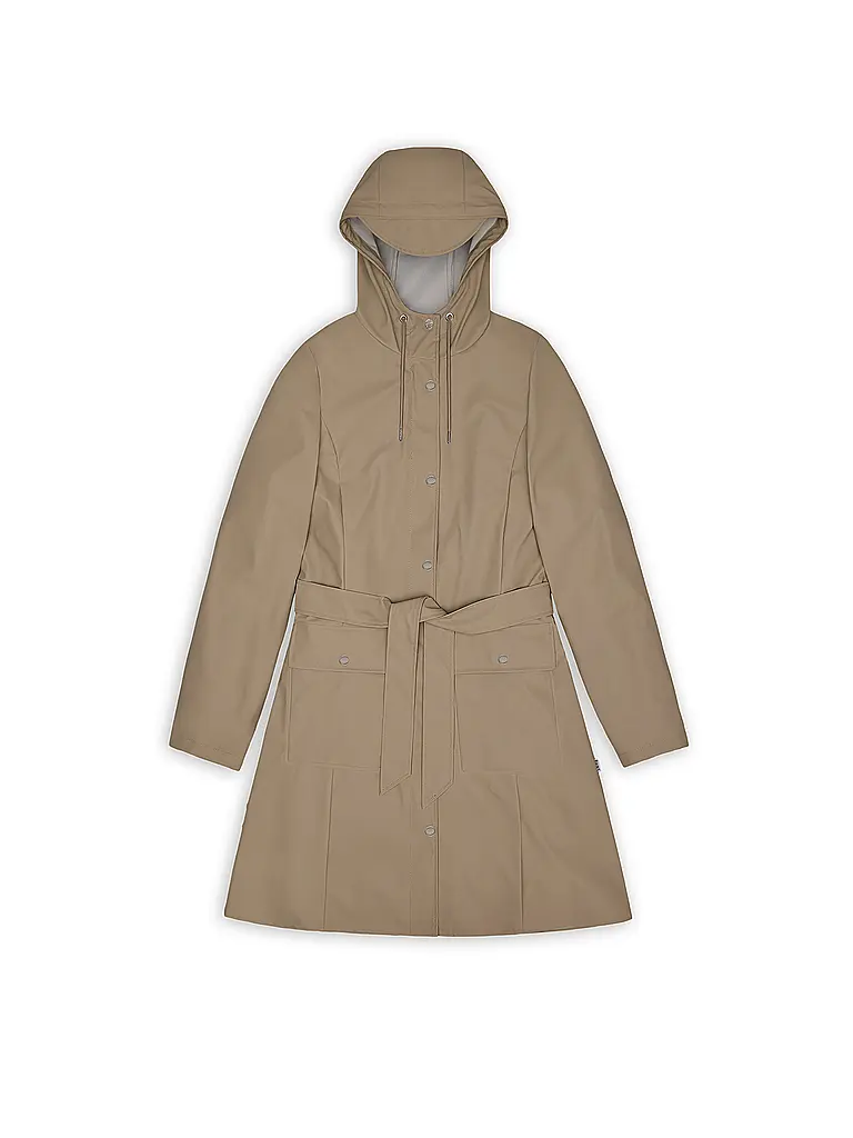 RAINS | Regenjacke CURVE W JACKET  | beige