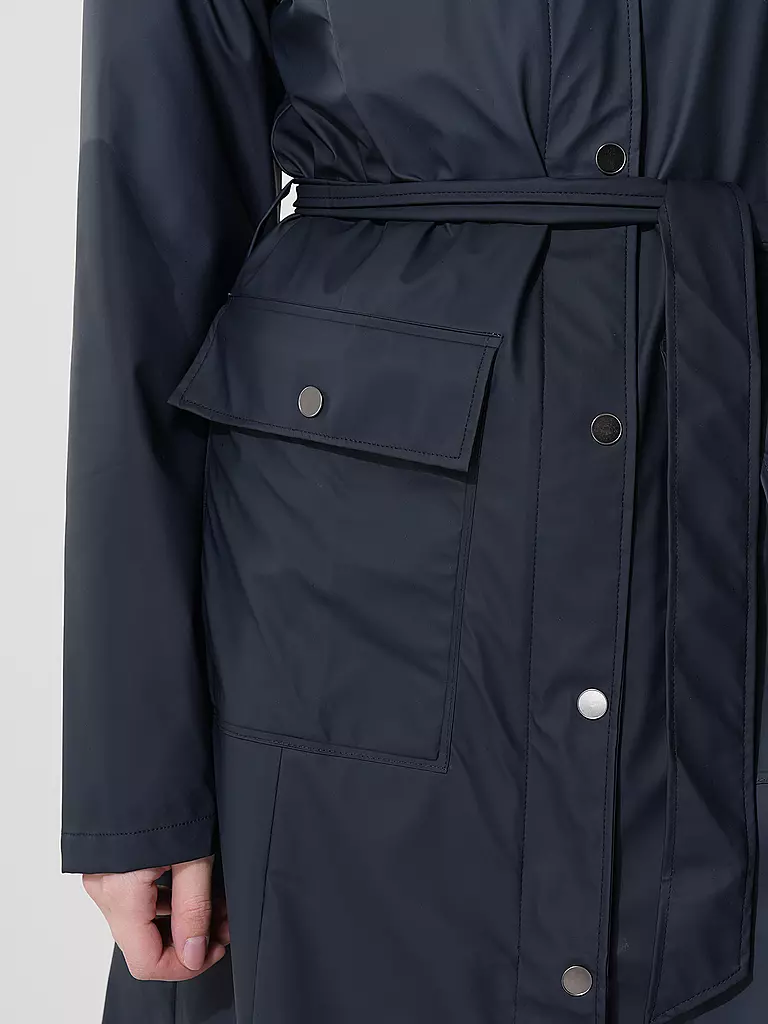 RAINS | Regenjacke CURVE W JACKET | dunkelblau