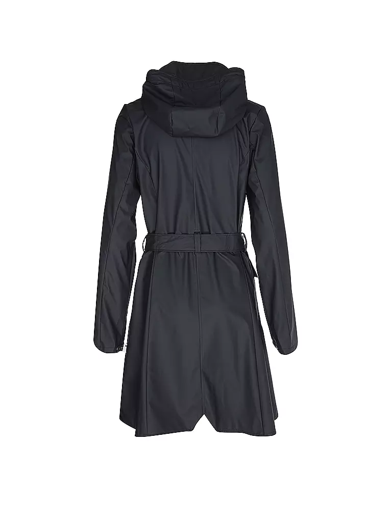 RAINS | Regenjacke CURVE W JACKET | dunkelblau
