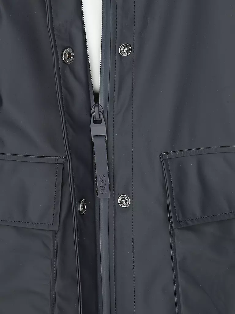 RAINS | Regenjacke CURVE W JACKET | dunkelblau