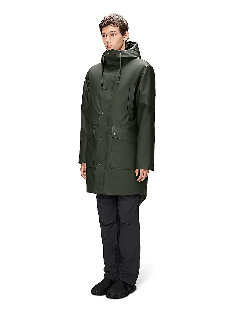 RAINS | Regenjacke NOME LONG | olive