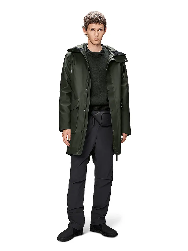 RAINS | Regenjacke NOME LONG | olive