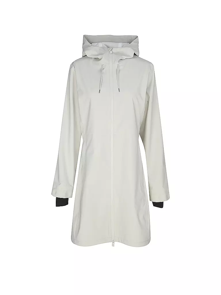 RAINS | Regenjacke SUVA HARDSHELL LONG | beige