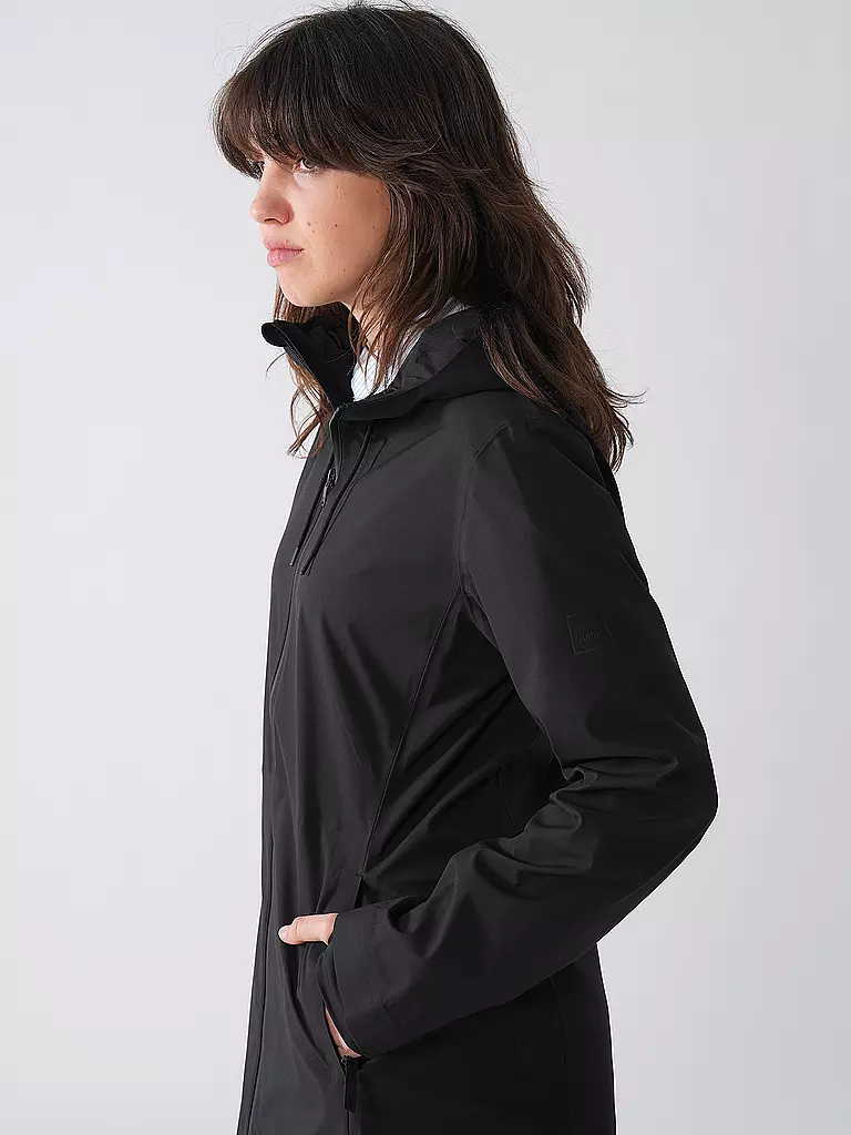 RAINS | Regenjacke SUVA HARDSHELL LONG | beige