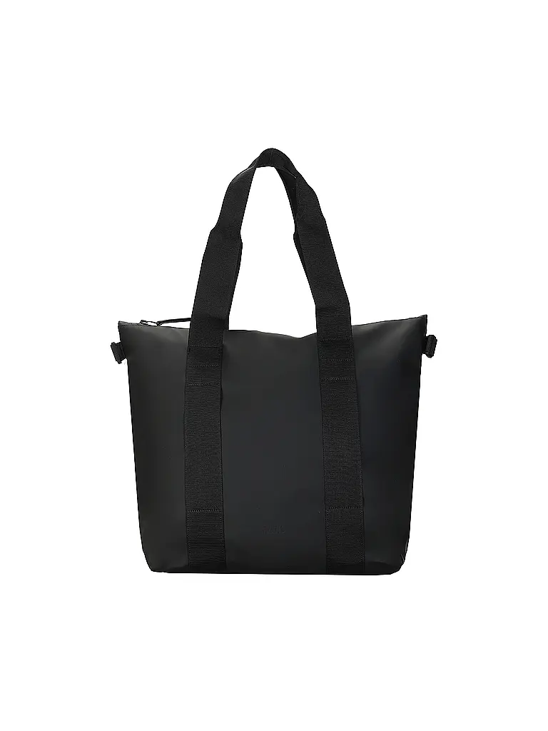 RAINS | Set 2-2teilig Henkeltasche und Kosmetiktasche  | Schwarz