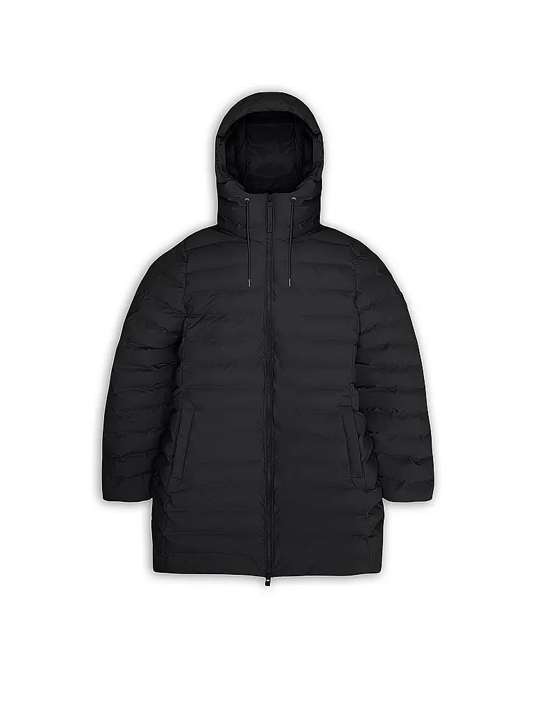 RAINS | Steppjacke LOHJA LONG  | schwarz