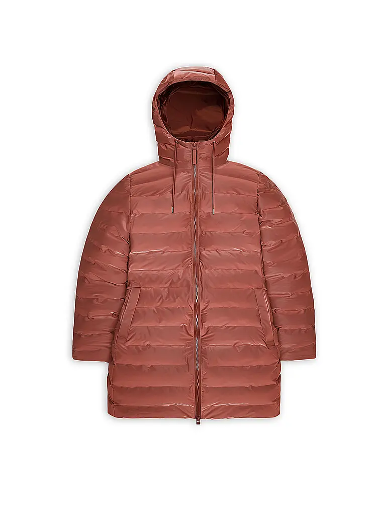 RAINS | Steppjacke LOHJA LONG  | orange