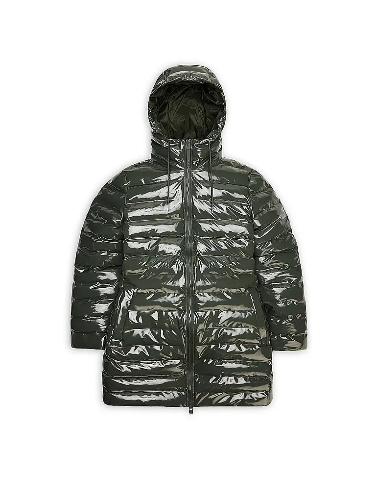 RAINS | Steppjacke LOHJA LONG  | olive