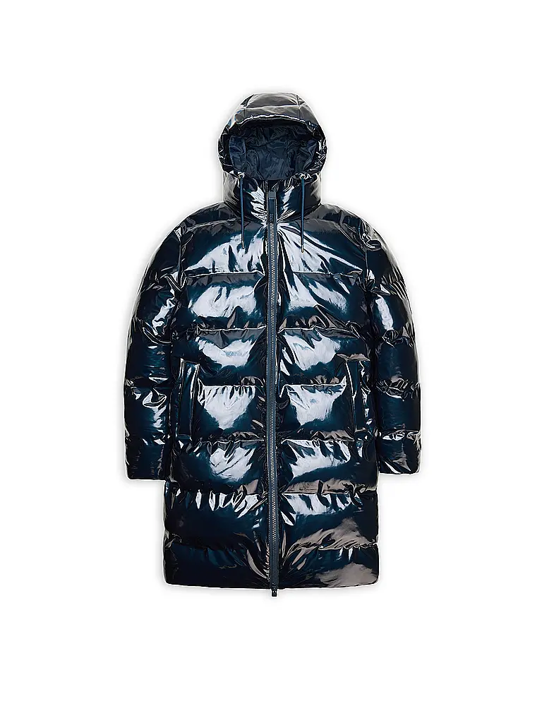 RAINS | Steppmantel ALTA LONGER PUFFER JACKET | blau