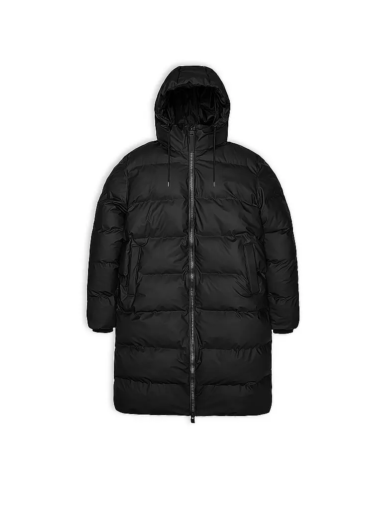 RAINS | Steppmantel ALTA LONGER PUFFER JACKET | schwarz
