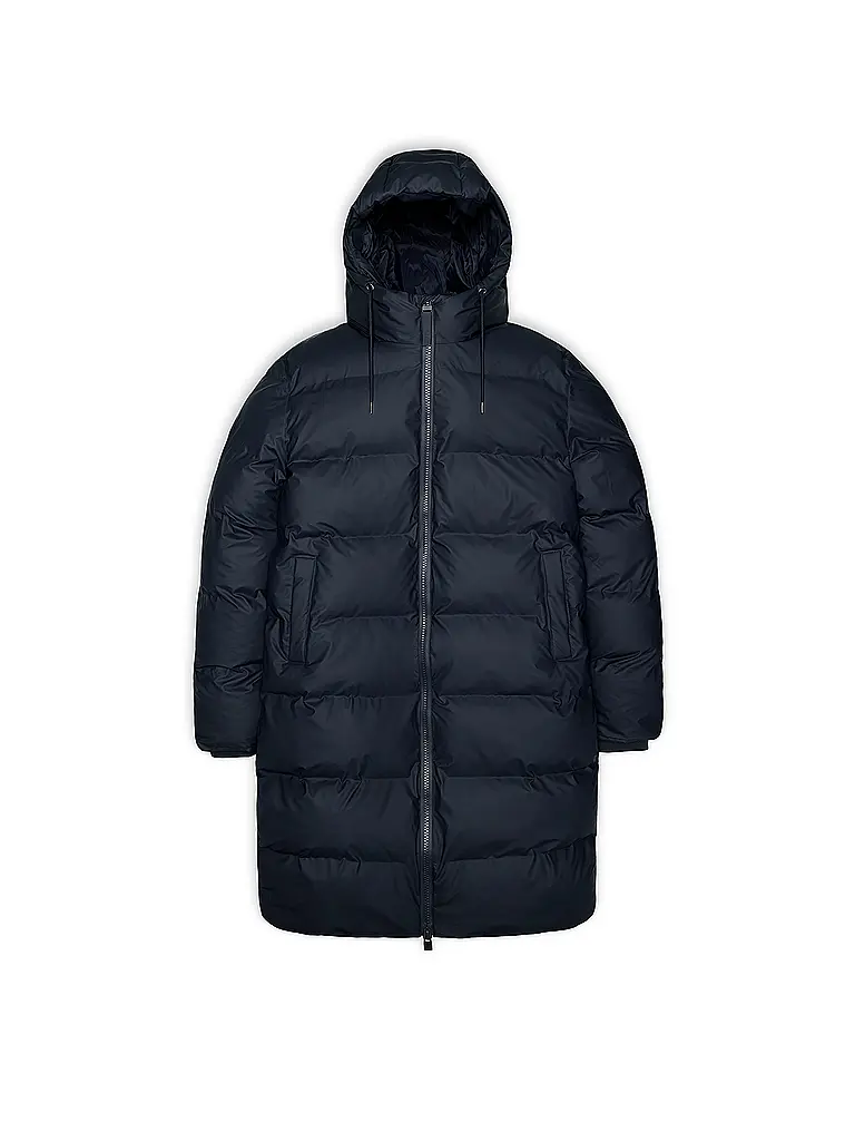 RAINS | Steppmantel ALTA LONGER PUFFER JACKET | dunkelblau