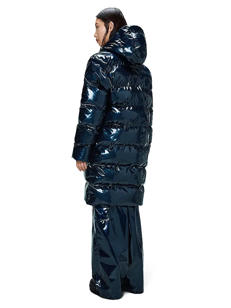 RAINS | Steppmantel ALTA LONGER PUFFER JACKET | blau