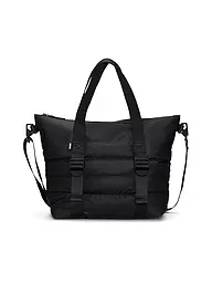 RAINS | Tasche - Henkeltasche PUFFER MIX TOTE BAG MINI W3 | schwarz