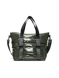 RAINS | Tasche - Henkeltasche PUFFER MIX TOTE BAG MINI W3 | olive