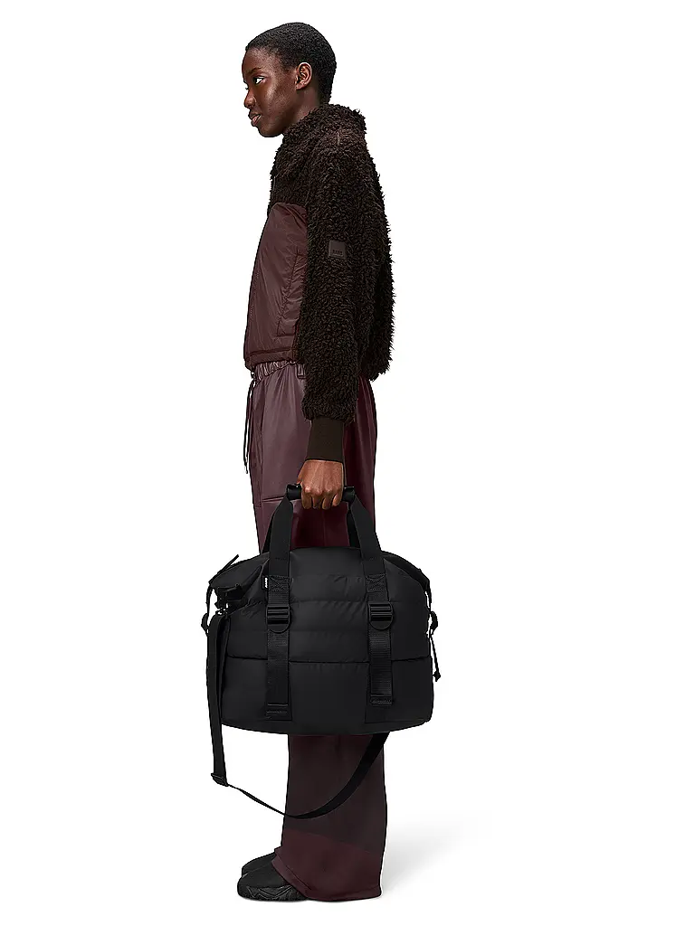 RAINS | Tasche - Weekender PUFFER MIX Small | schwarz