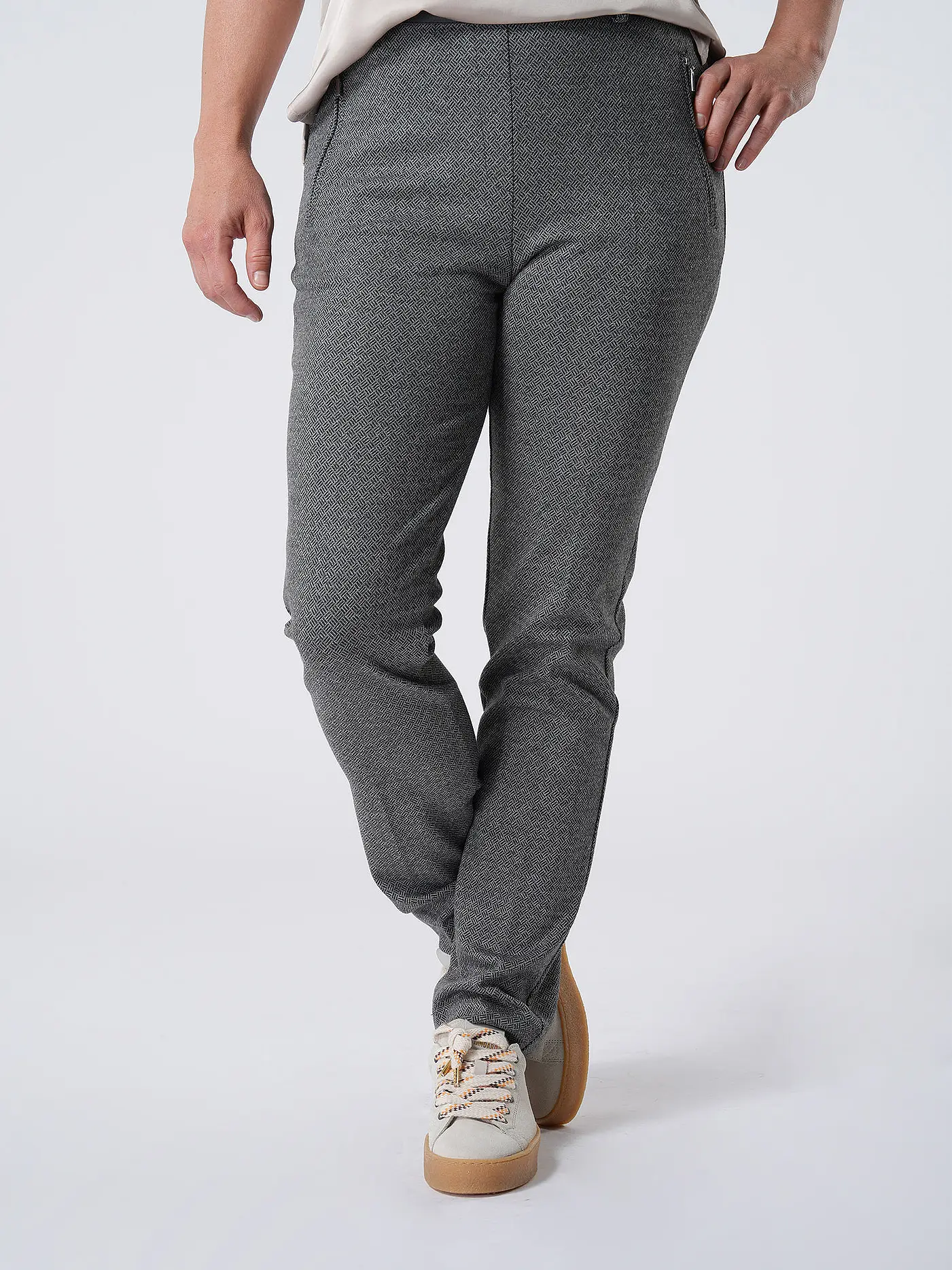 RAPHAELA BY BRAX | Businesshose Super Slim Fit LILLYTH | hellgrau