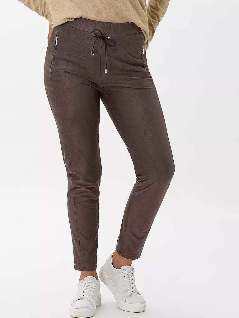 RAPHAELA BY BRAX | Hose Jogging Fit PEGGY | braun