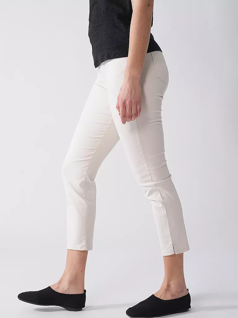 RAPHAELA BY BRAX | Hose Slim Fit PAMINA 6/8 | creme