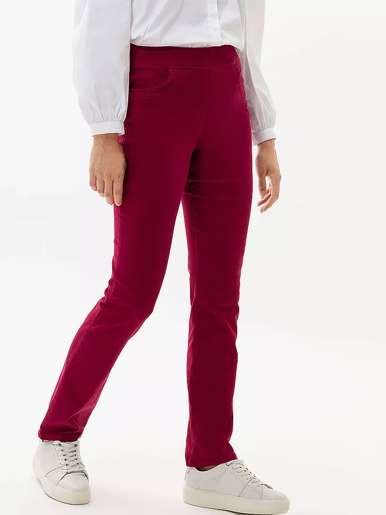 RAPHAELA BY BRAX | Hose Slim Fit PAMINA FUN  | rot