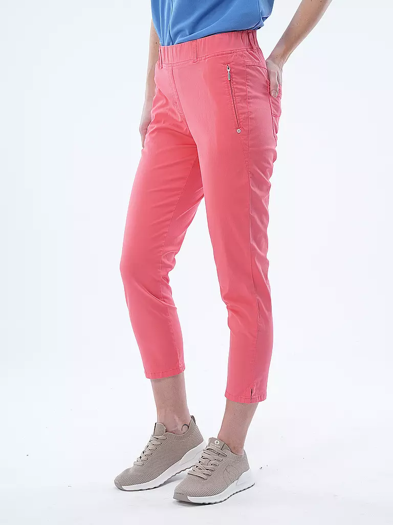 RAPHAELA BY BRAX | Hose Super Slim Fit 6/8 LAVINA ZIP | pink