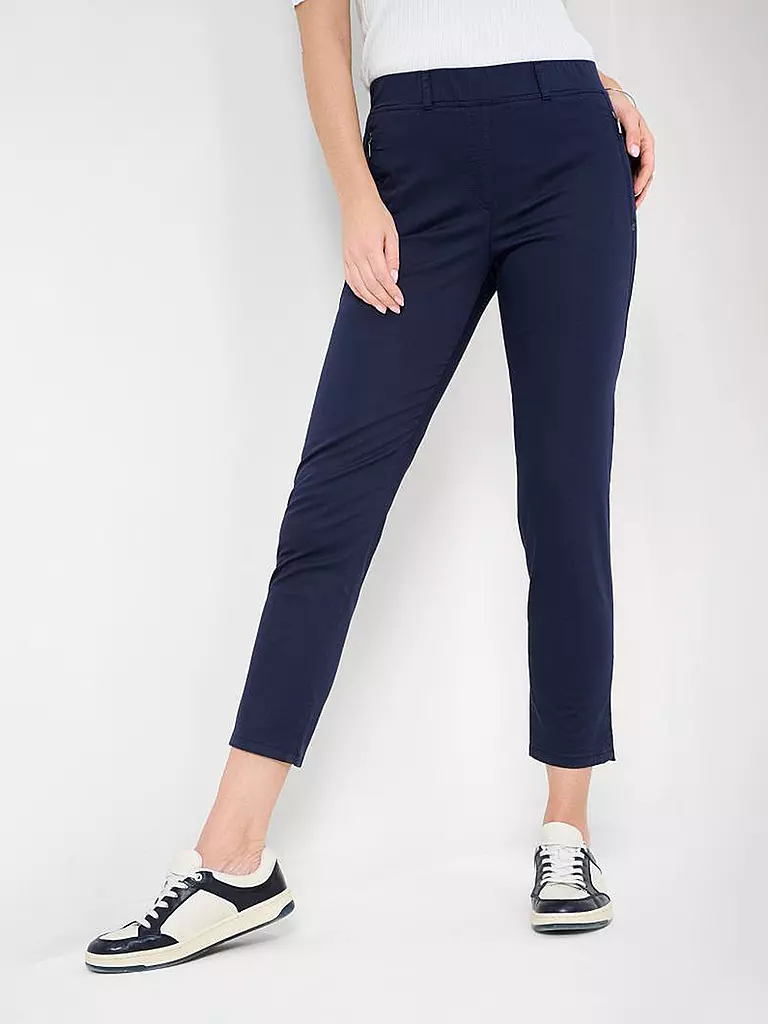 RAPHAELA BY BRAX | Hose Super Slim Fit 6/8 LAVINA ZIP | schwarz