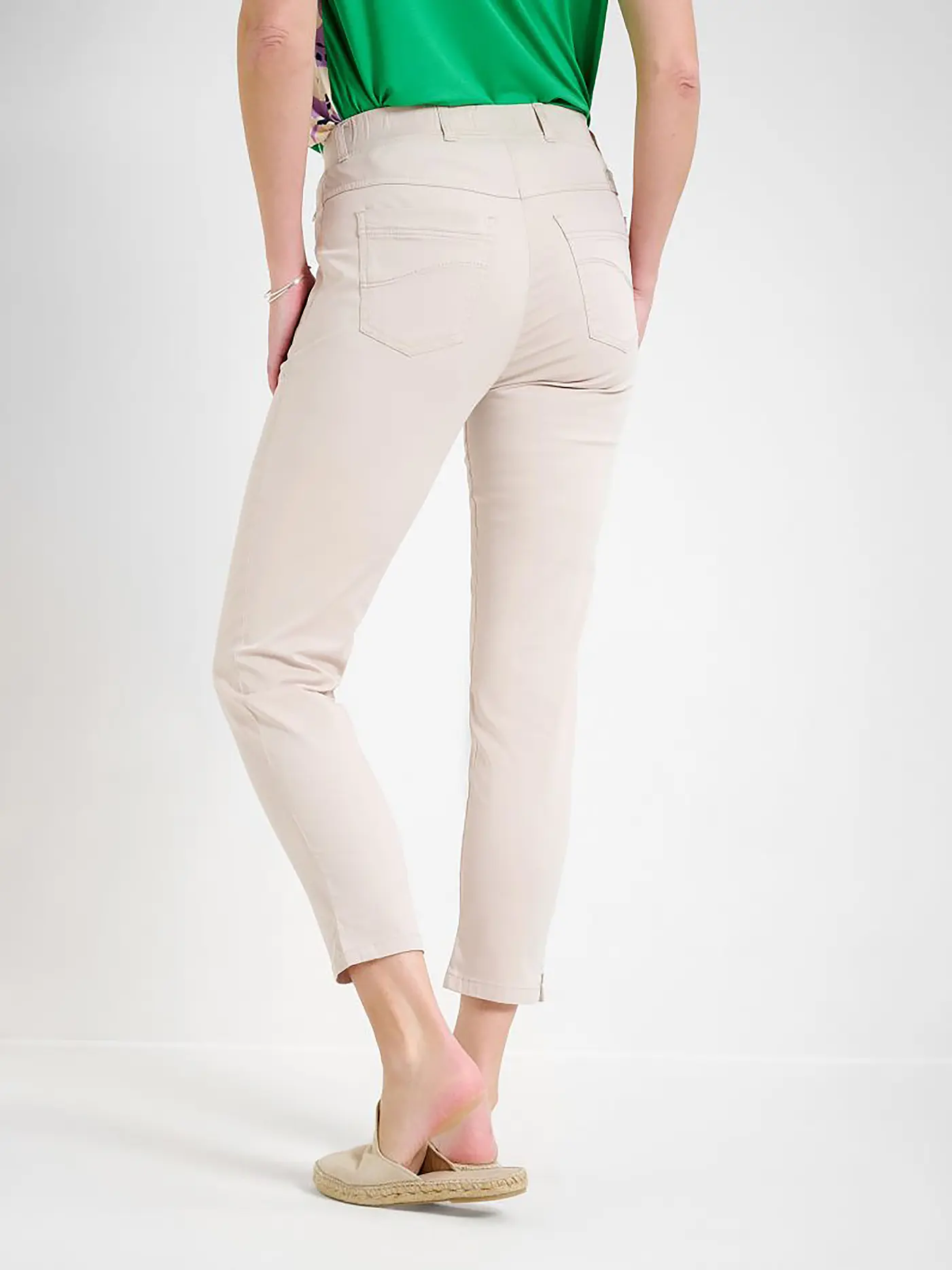 RAPHAELA BY BRAX | Hose Super Slim Fit 6/8 LAVINA ZIP | beige
