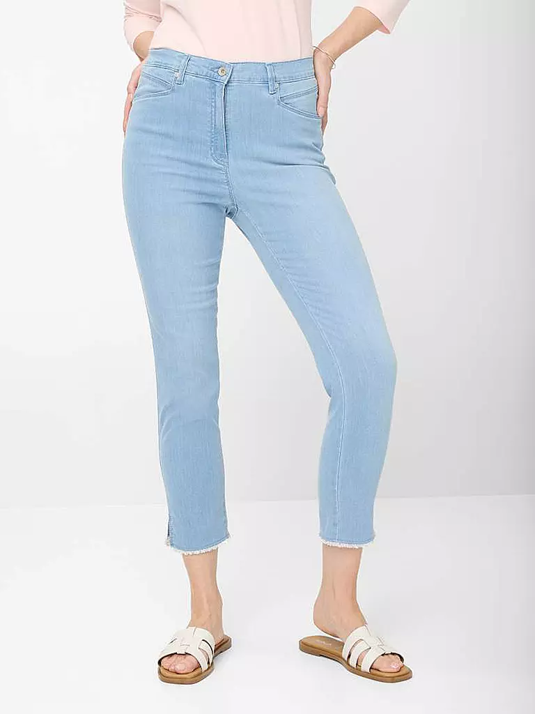 RAPHAELA BY BRAX | Jeans 7/8 DEKO | weiss