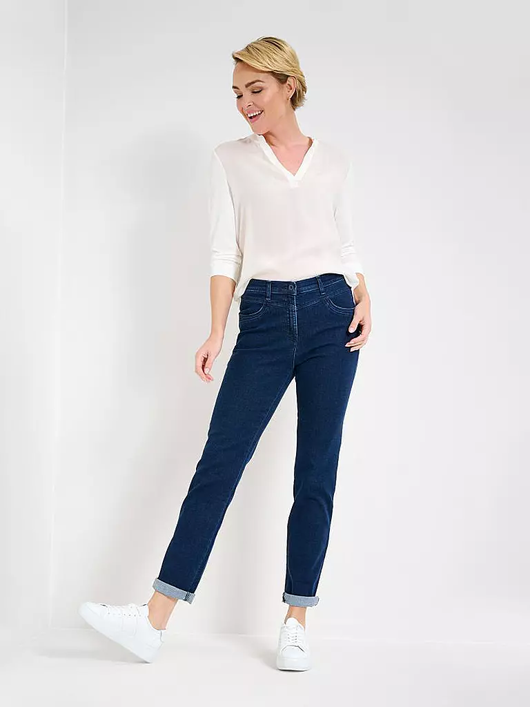 RAPHAELA BY BRAX | Jeans Slim Fit LAURA NEW  | dunkelblau