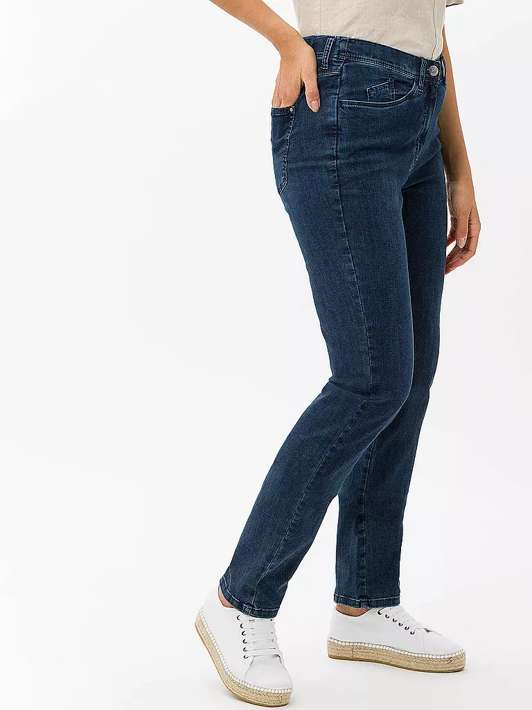 RAPHAELA BY BRAX | Jeans Super Slim Fit LAURA SLASH | blau