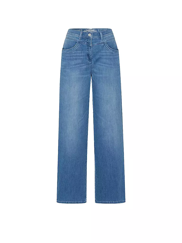 RAPHAELA BY BRAX | Jeans Wide Leg LAURA | hellblau