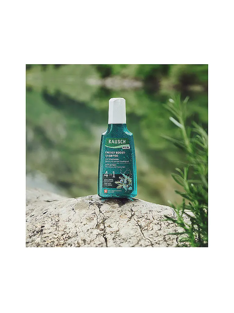 RAUSCH |  Energy-Boost-Shampoo mit Wacholder 200ml | keine Farbe
