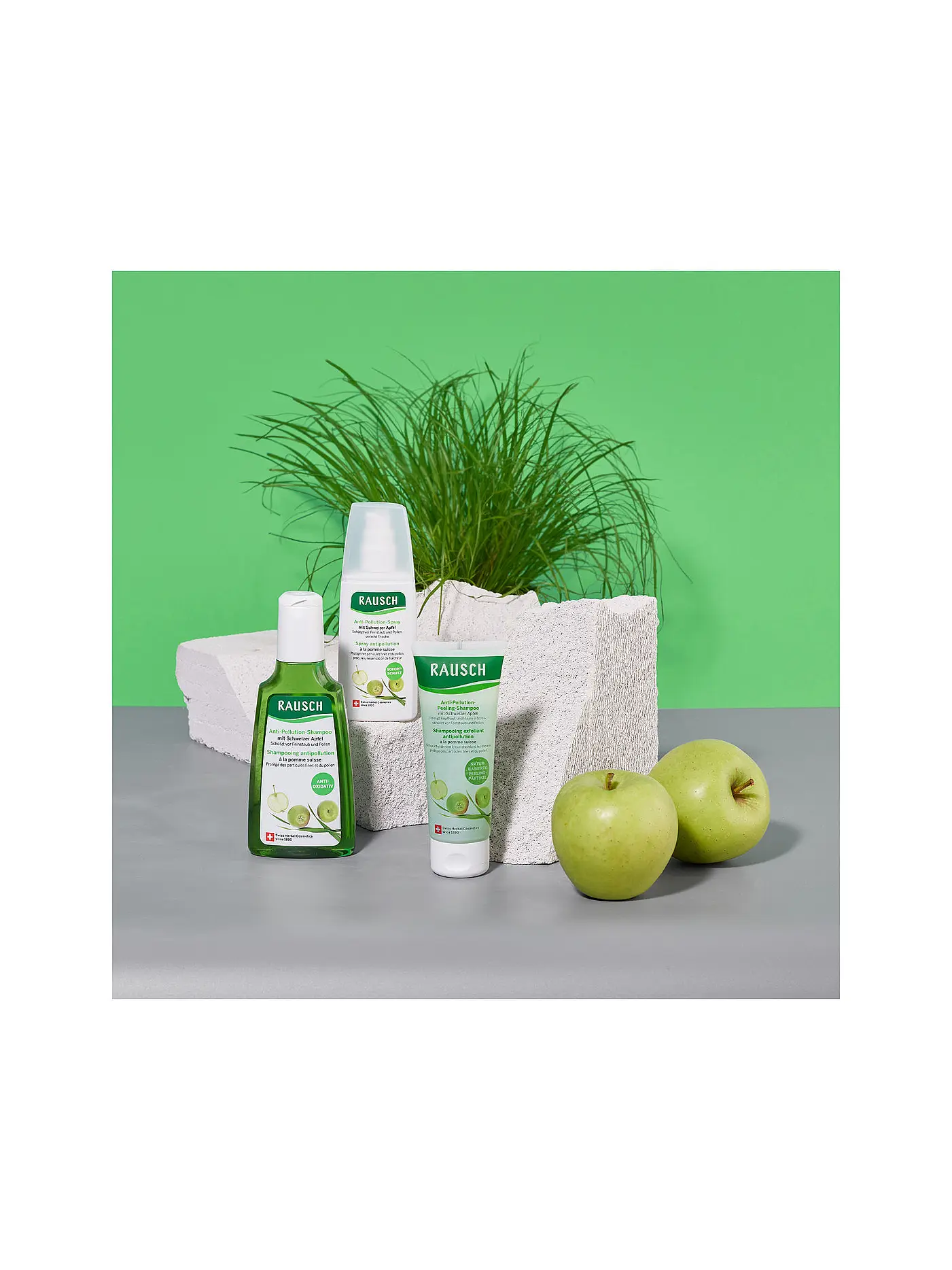 RAUSCH | Haarpflege - Anti-Pollution-Shampoo mit Schweizer Apfel 200ml | keine Farbe