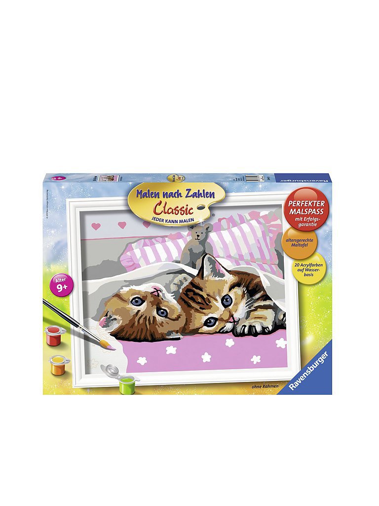 RAVENSBURGER Mahlen nach Zahlen - Ssse Ktzchen