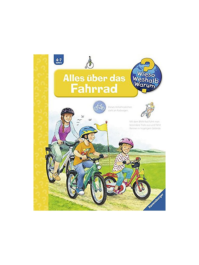 RAVENSBURGER Buch - Wieso Weshalb Warum - Alles über das Fahrrad (Spiralbindung)