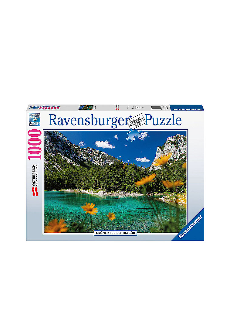 RAVENSBURGER Puzzle - Grüner See bei Tragöss 1000 Teile