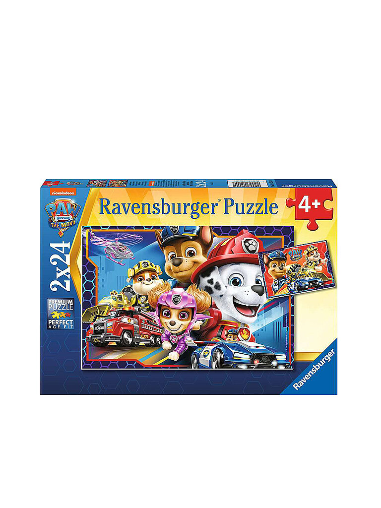 RAVENSBURGER Kinderpuzzle 05154 - Allzeit bereit! - 2x24 Teile PAW Patrol Allzeit bereit