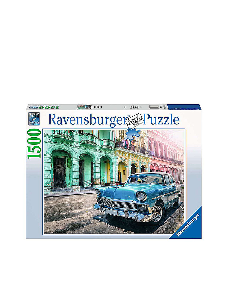 RAVENSBURGER Puzzle 16710 - Cars Cuba - 1500 Teile